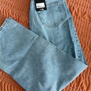 The Kooples Light Blue Denim Jeans with Leather Patch